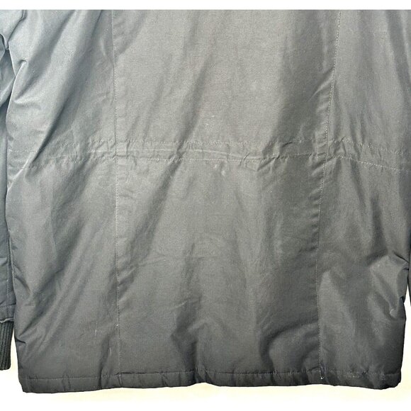 Canada Weather Gear Super Triple Goose Mens Parka Faux Fur Hooded Black Sz Large - Picture 6 of 14